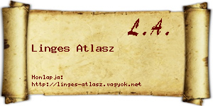 Linges Atlasz névjegykártya